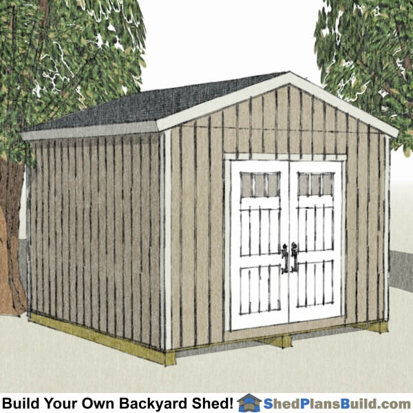 12x12 Backyard Shed Plans