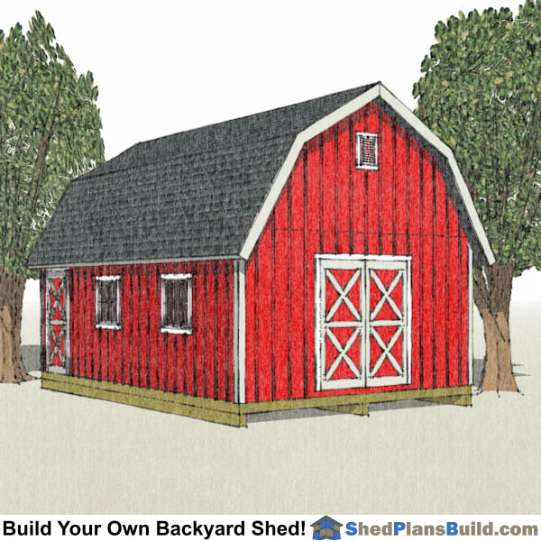 16x24 shed plans