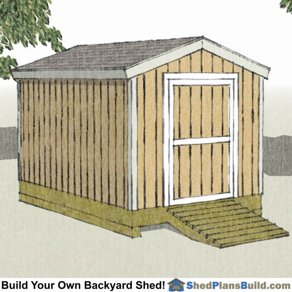 8x12 backyard shed