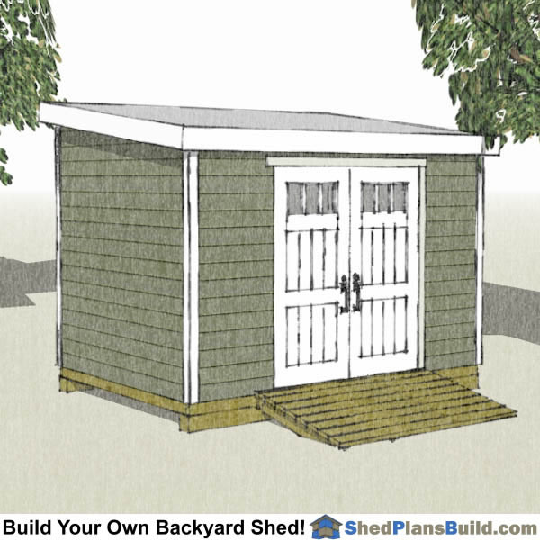 8x12 lean to shed plans