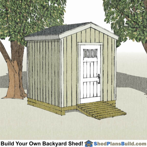 8x8 backyard shed plans