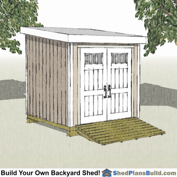 8x12 lean to shed plans