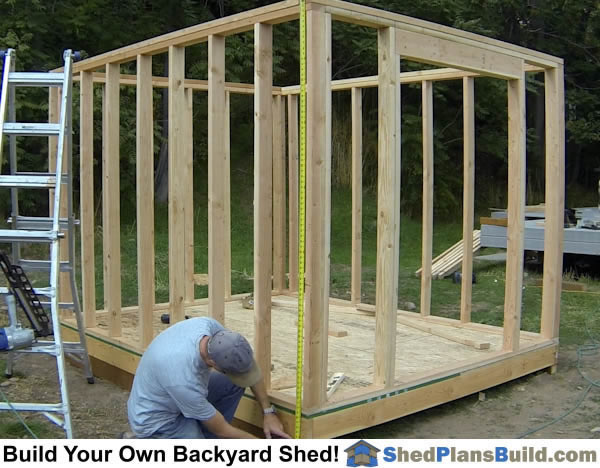 How To Build A Backyard Storage Shed | Over 150 Pictures!
