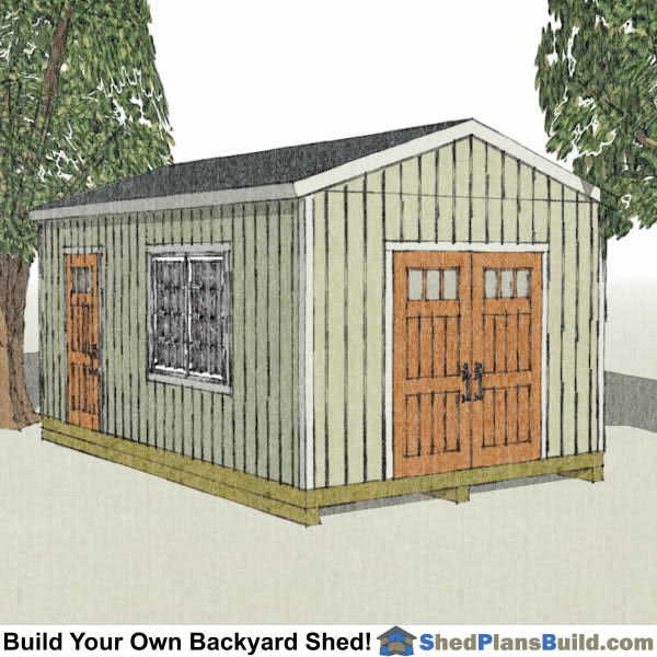 Outdoor shed plans 12x20